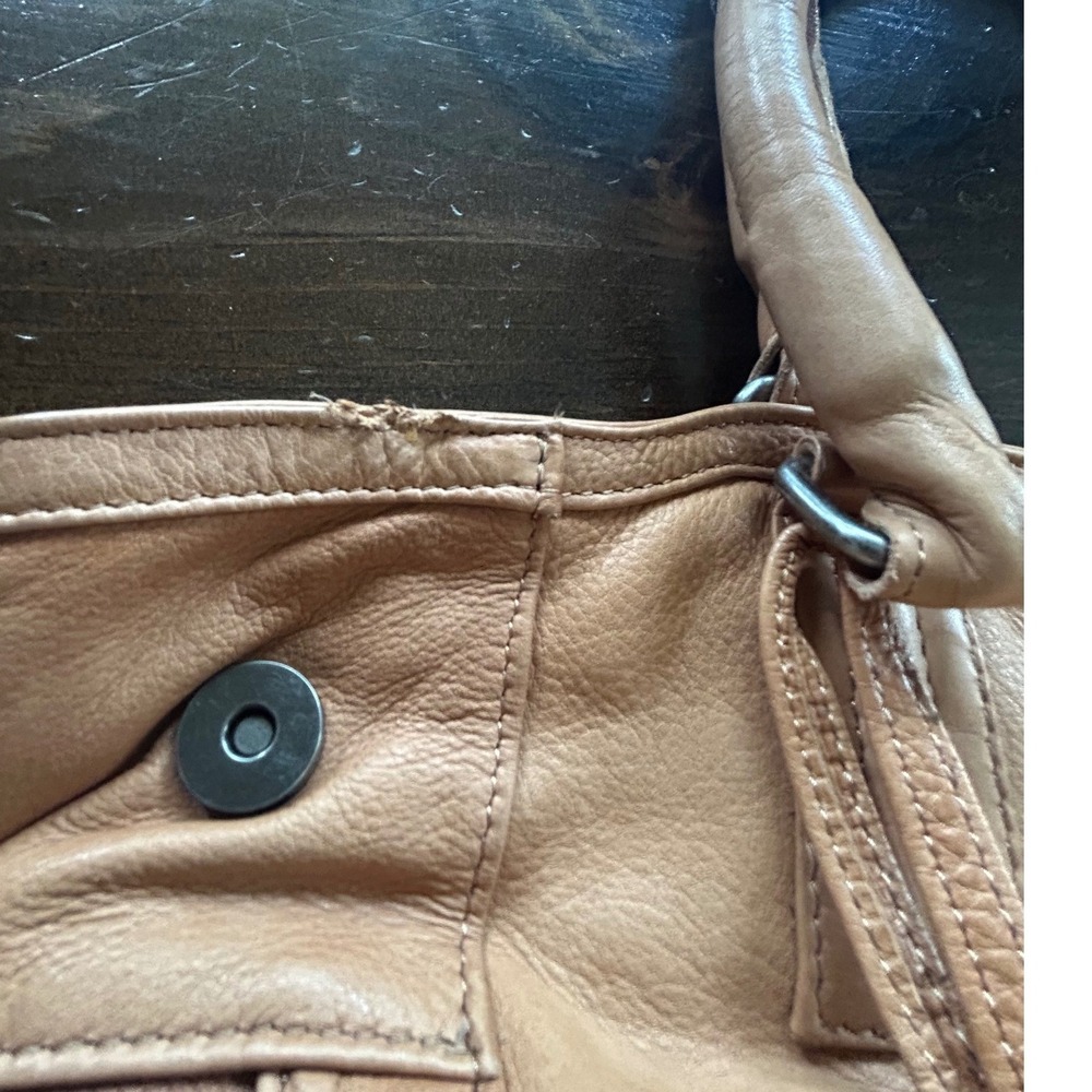 Day & Mood Hannah Leather Bag Large Hobo Crossbody Tote Pockets Utility Travel - Picture 14 of 14